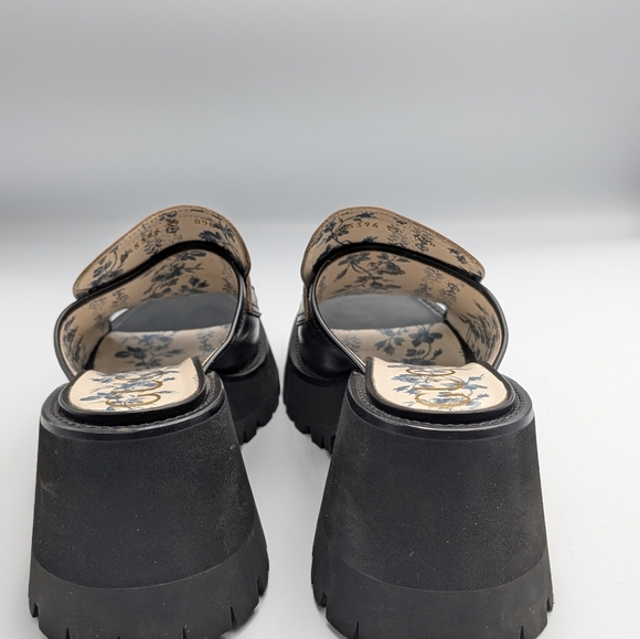 Gucci Cordovan Lux Horsebit Chunky Slide Shoes 39 / US 9 - Picture 7 of 12